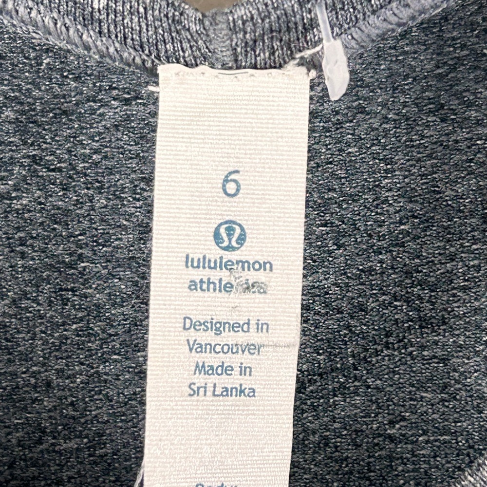 lululemon athletica in the flow Sleeveless Heather Gray Mini Dress - Picture 9 of 10